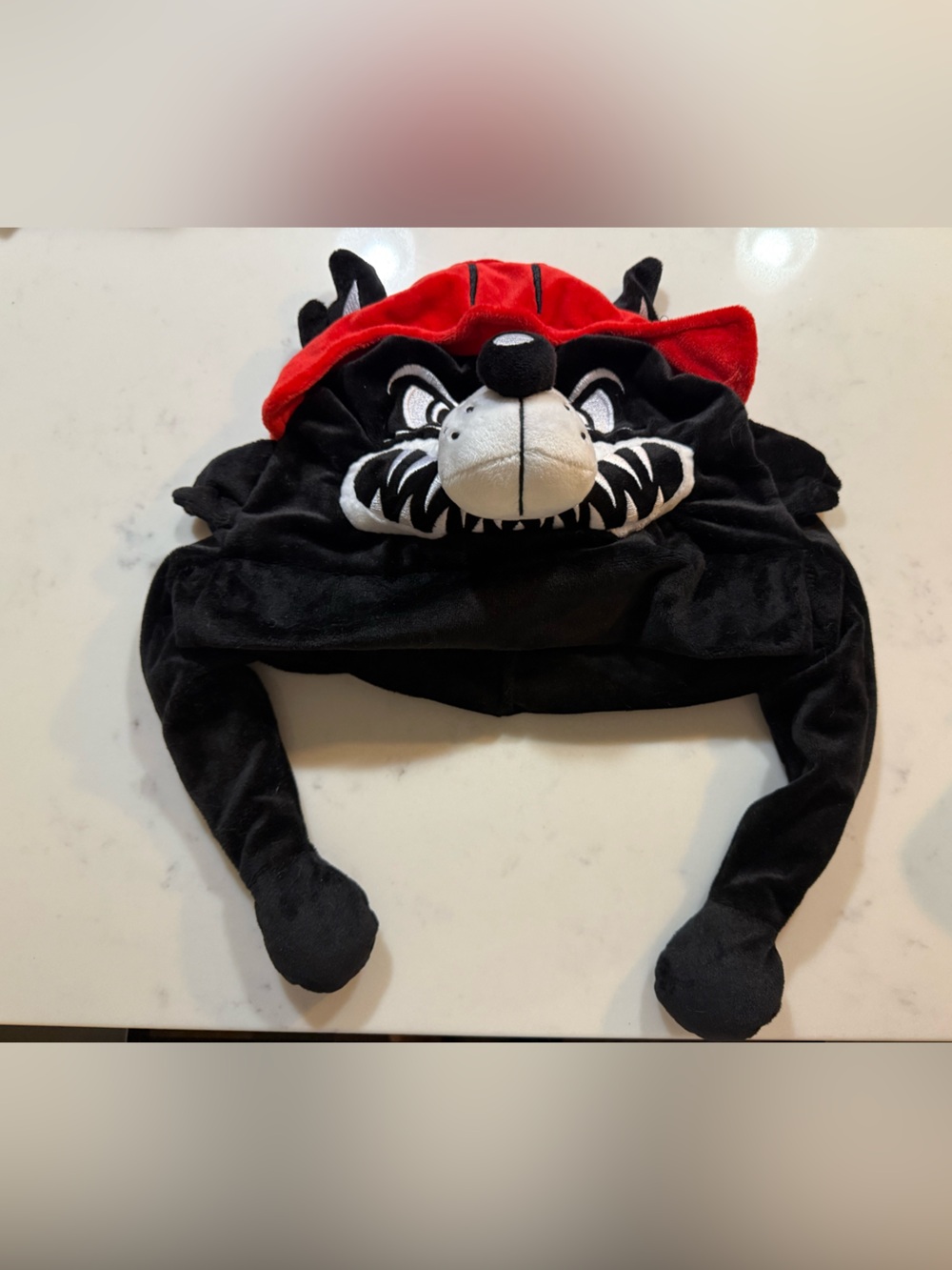 Huntsville Havoc Hockey Team Plush Mascot Hat